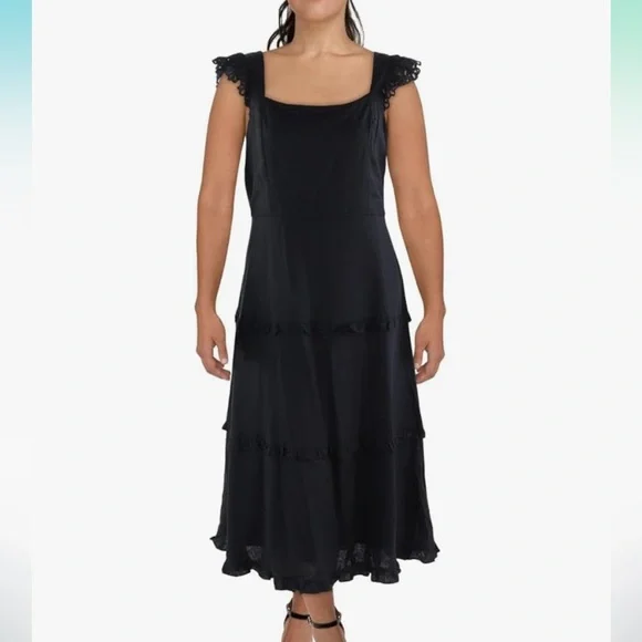 Anne Klein | Dresses | Anne Klein Black Midi Dress | Poshmark Anne Klein | Dresses | Anne Klein Black Midi Dress | Poshmark